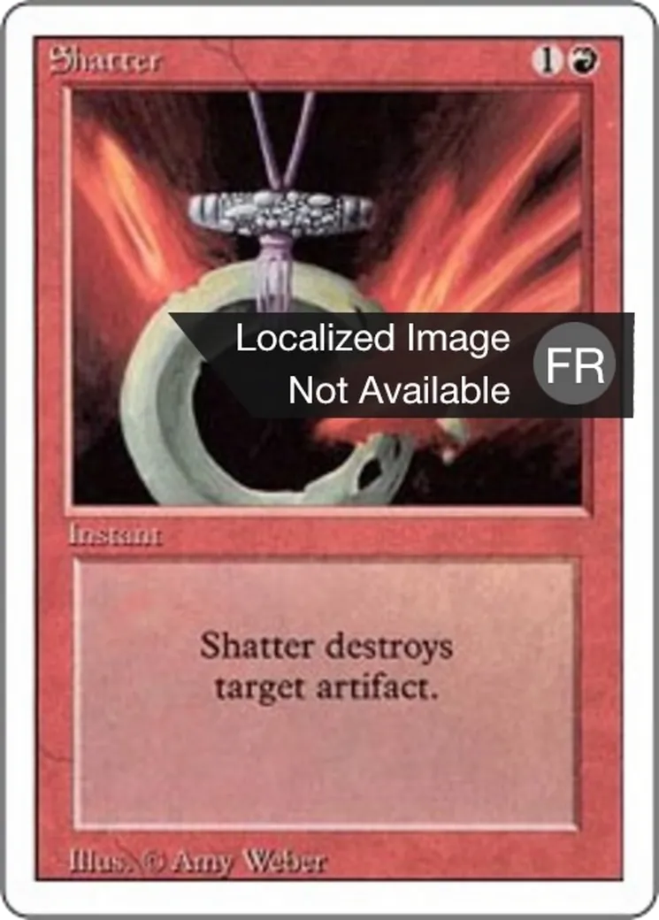 Shatter — Foreign White Border — Magic: The Gathering