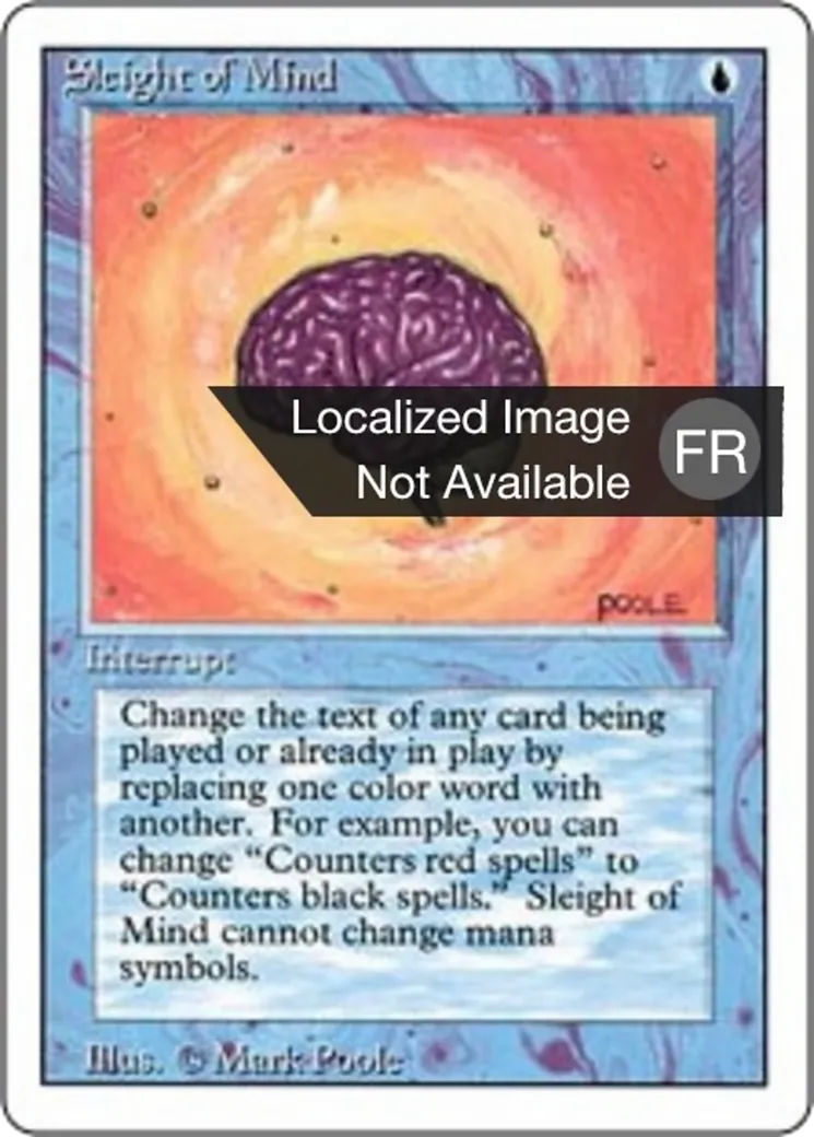 Sleight of Mind from Foreign White Border - Magic: The Gathering