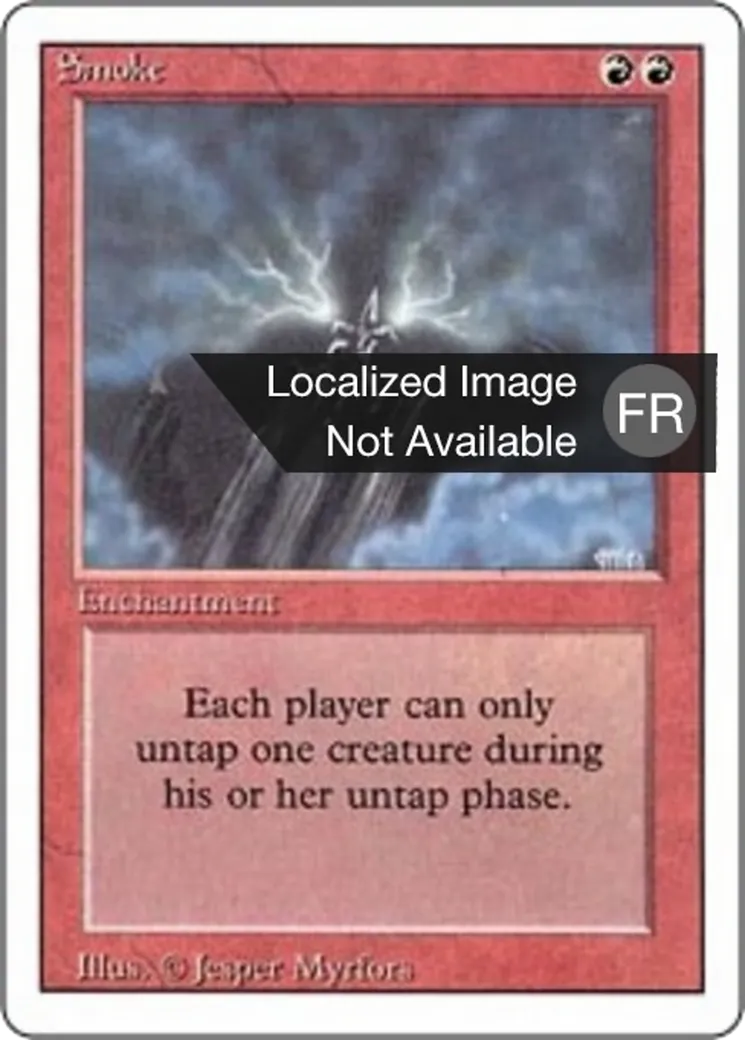 Smoke — Foreign White Border — Magic: The Gathering