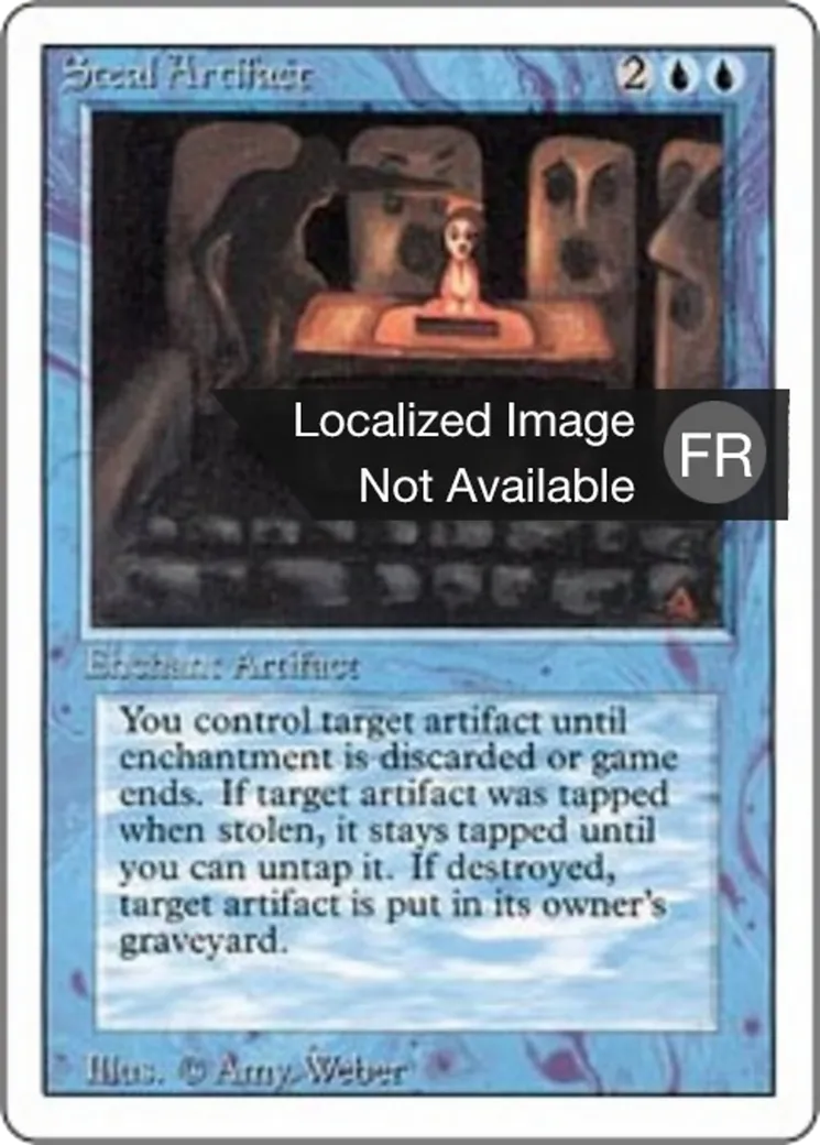 Vol d'artefact — Foreign White Border — Magic: The Gathering