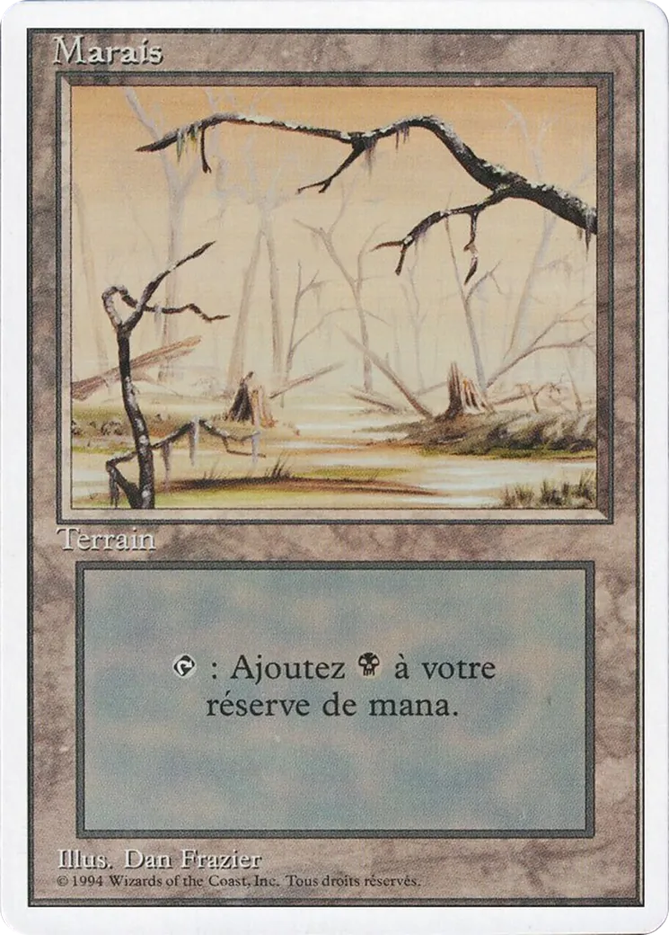 Marais — Foreign White Border — Magic: The Gathering