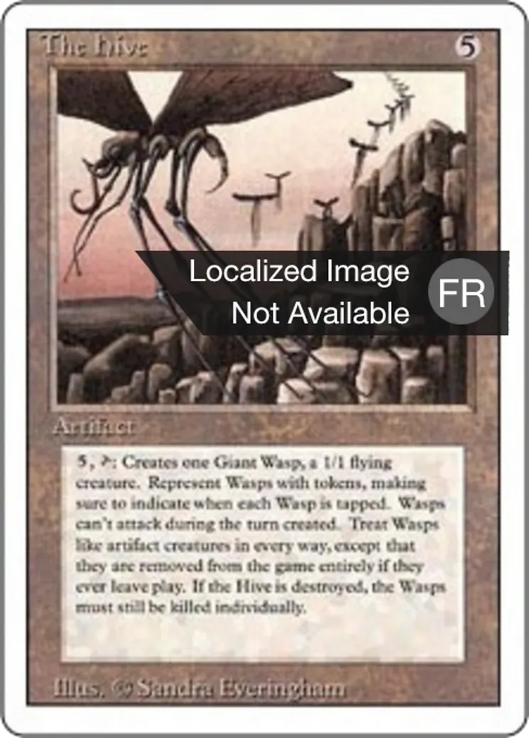 L'Essaim — Foreign White Border — Magic: The Gathering