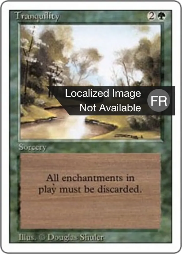 Tranquility — Foreign White Border — Magic: The Gathering