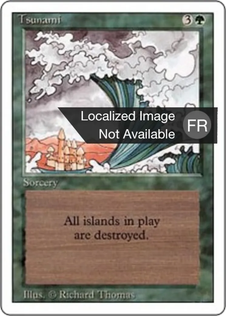 Tsunami — Foreign White Border — Magic: The Gathering