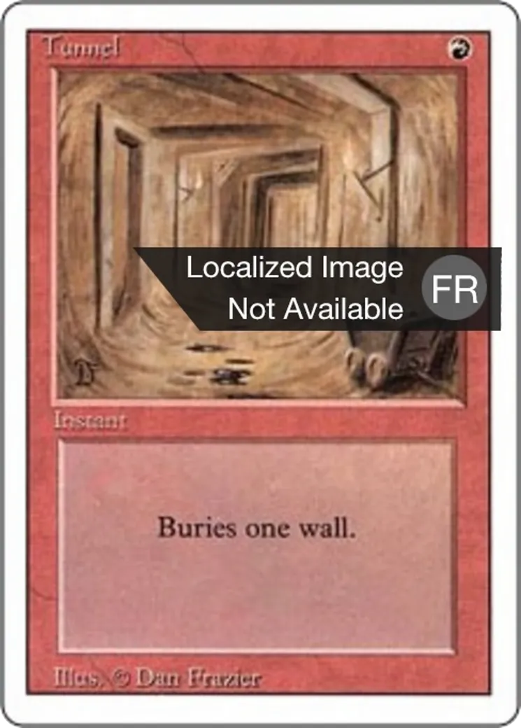 Tunnel — Foreign White Border — Magic: The Gathering