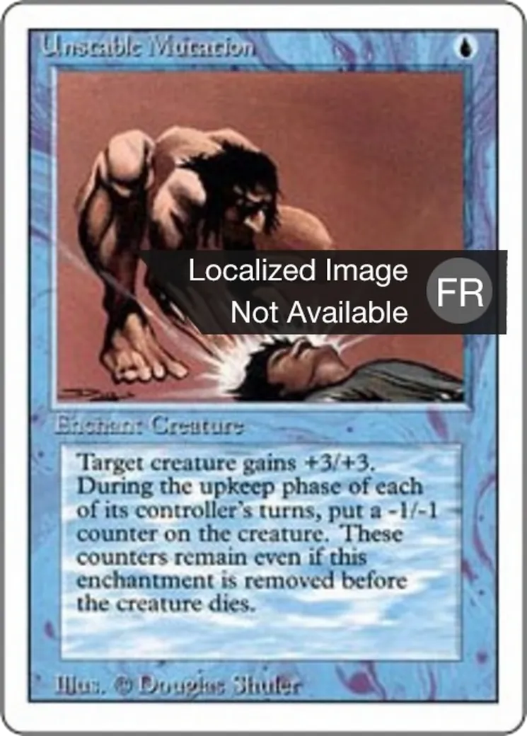 Mutation instable from Foreign White Border - Magic: The Gathering