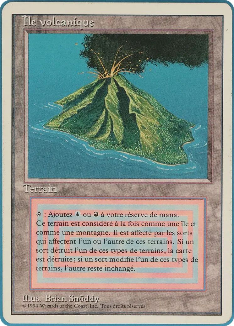 Ile volcanique from Foreign White Border - Magic: The Gathering
