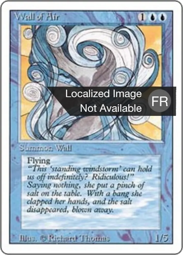 Mur d'air — Foreign White Border — Magic: The Gathering