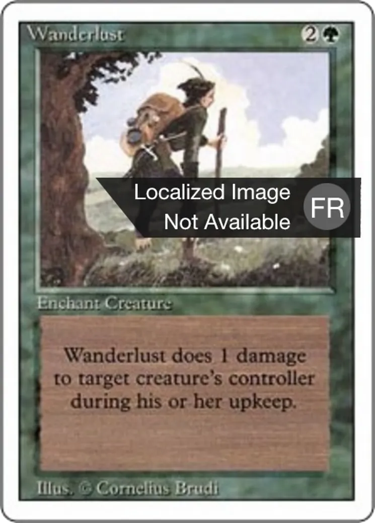 Errance — Foreign White Border — Magic: The Gathering