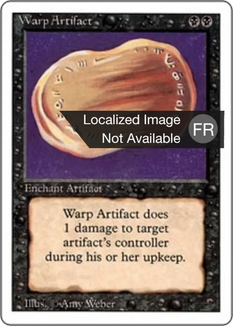 Distorsion d'artefact — Foreign White Border — Magic: The Gathering