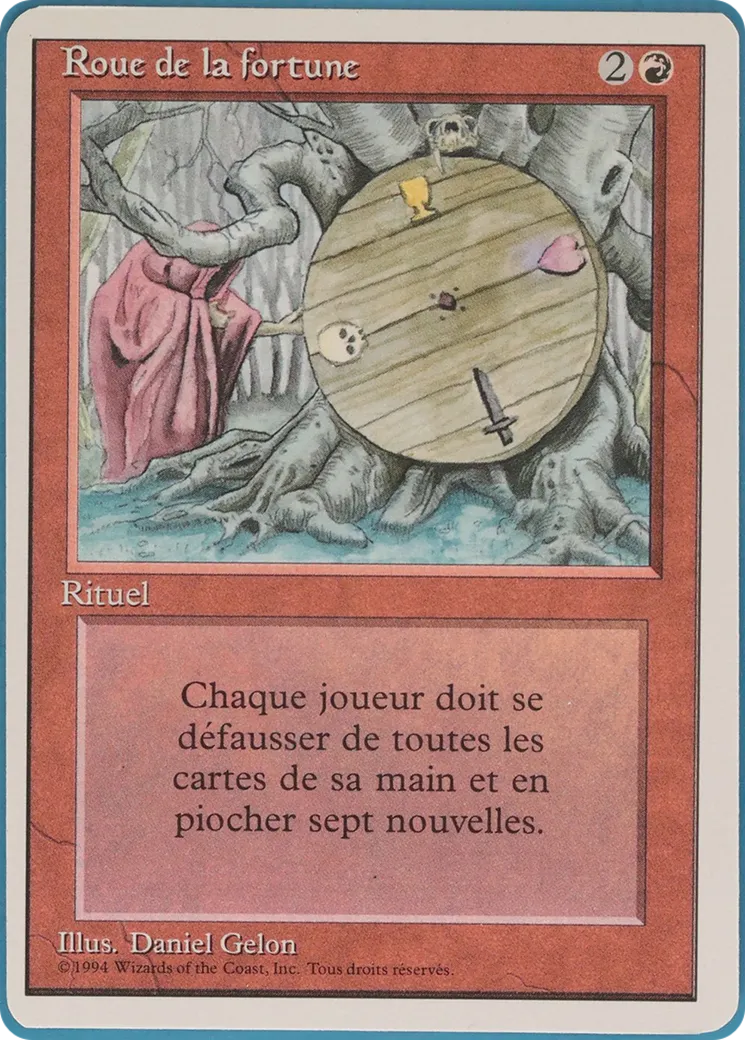 Wheel of Fortune — Foreign White Border — Magic: The Gathering