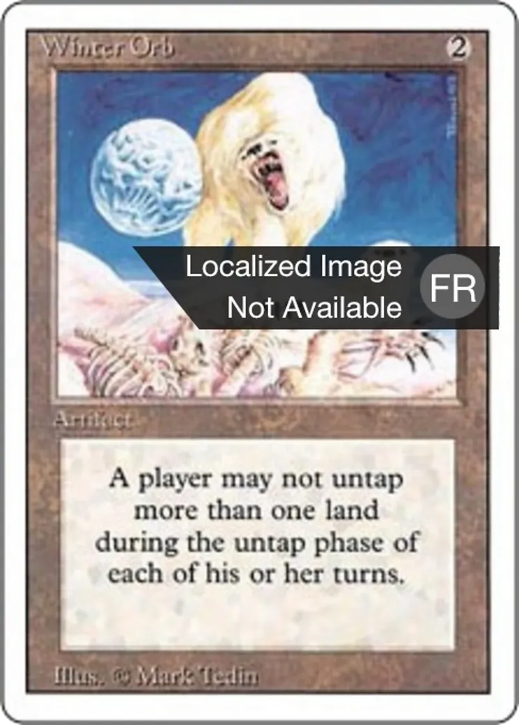 Orbe de l'hiver — Foreign White Border — Magic: The Gathering