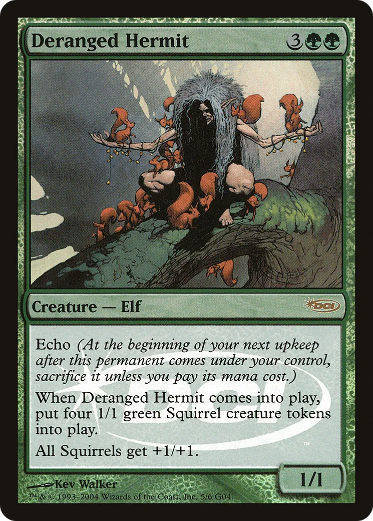 Deranged Hermit — Judge Gift Cards 2004 — Magic: The Gathering