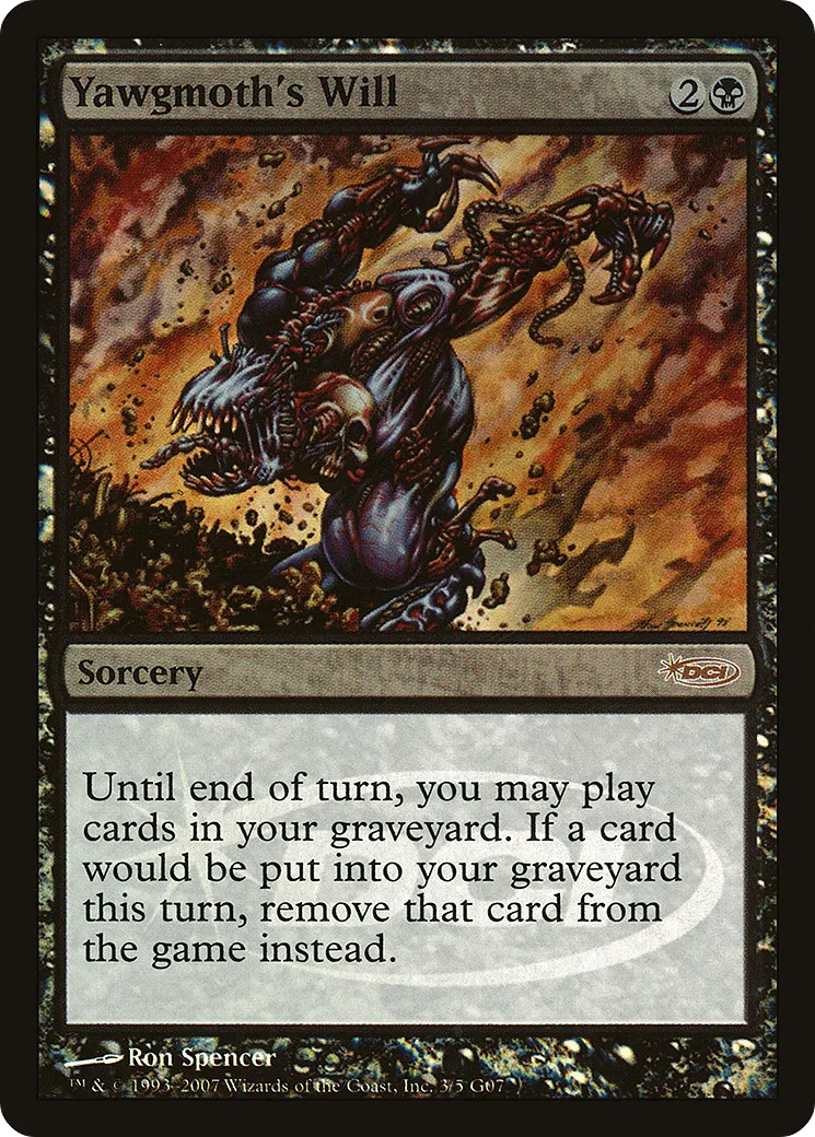 Volonté de Yaugzebul — Judge Gift Cards 2007 — Magic: The Gathering