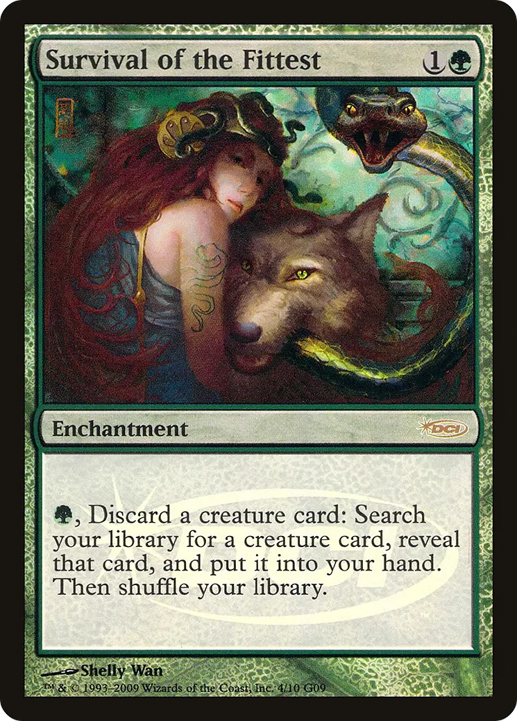 Survie du plus apte — Judge Gift Cards 2009 — Magic: The Gathering