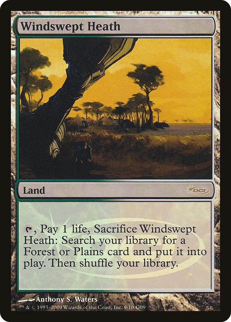 Windswept Heath — Judge Gift Cards 2009 — Magic: The Gathering
