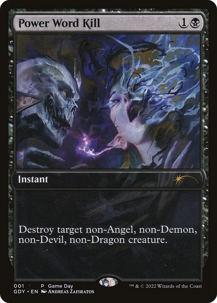 Mot de pouvoir mortel — Game Day Promos — Magic: The Gathering