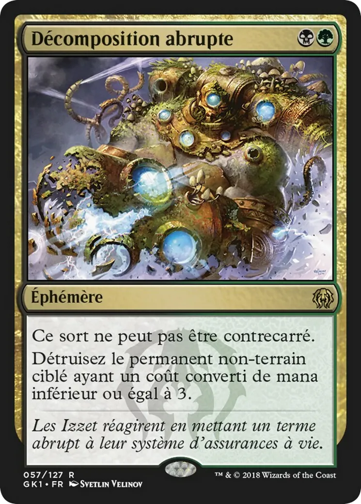 Décomposition abrupte — GRN Guild Kit — Magic: The Gathering