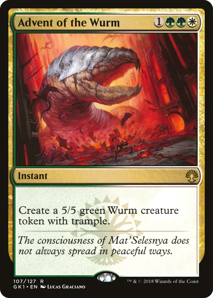 Advent of the Wurm — GRN Guild Kit — Magic: The Gathering
