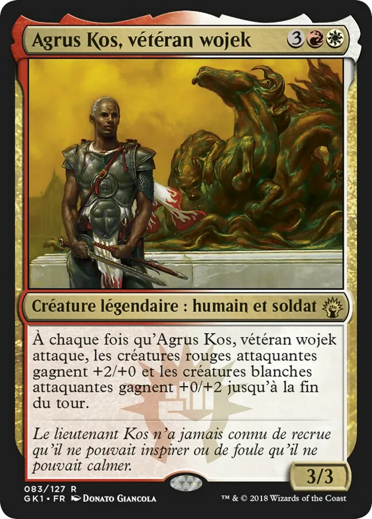 Agrus Kos, vétéran wojek — GRN Guild Kit — Magic: The Gathering