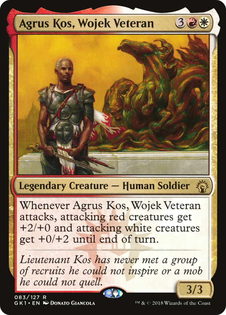 Agrus Kos, Wojek Veteran — GRN Guild Kit — Magic: The Gathering