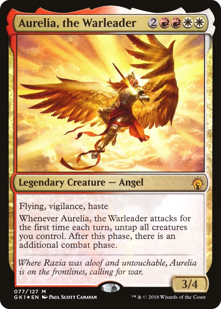Aurelia, the Warleader — GRN Guild Kit — Magic: The Gathering