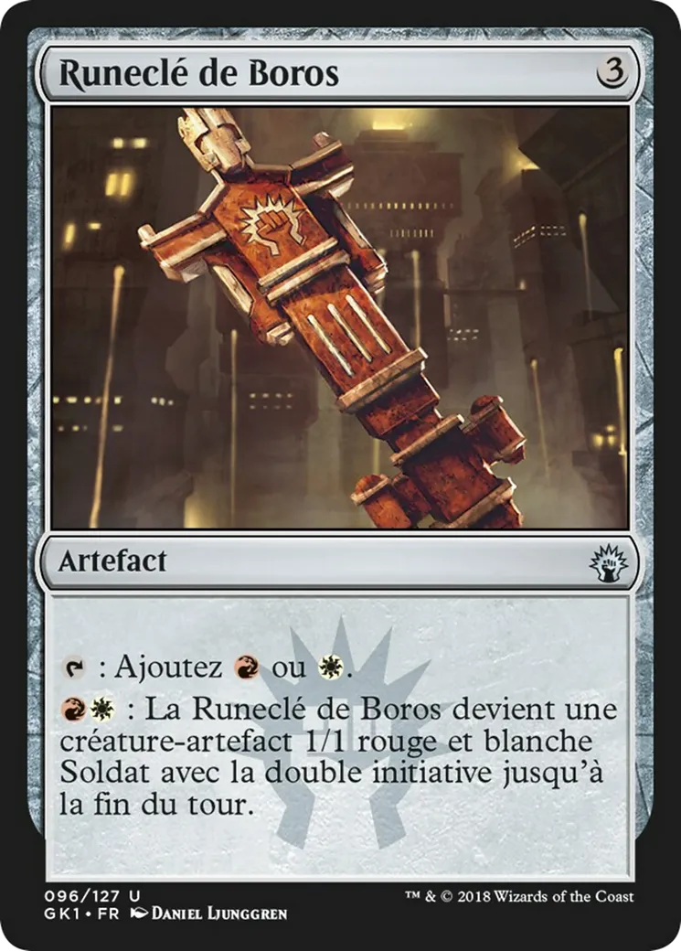 Runeclé de Boros — GRN Guild Kit — Magic: The Gathering