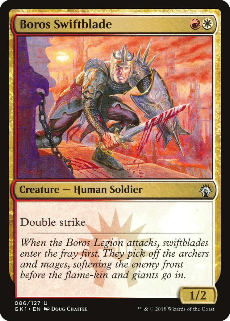 Boros Swiftblade — GRN Guild Kit — Magic: The Gathering