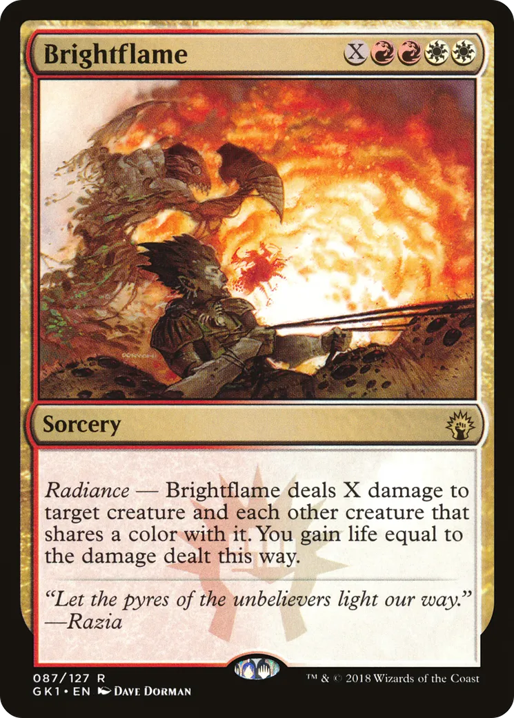 Brightflame — GRN Guild Kit — Magic: The Gathering