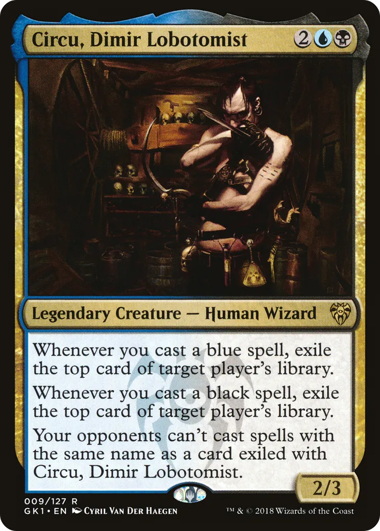 Circu, Dimir Lobotomist — GRN Guild Kit — Magic: The Gathering