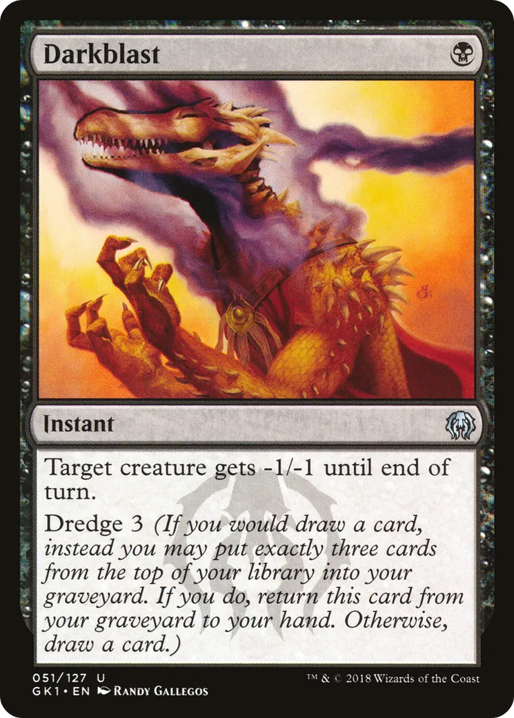 Darkblast — GRN Guild Kit — Magic: The Gathering
