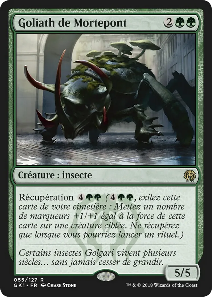 Goliath de Mortepont — GRN Guild Kit — Magic: The Gathering