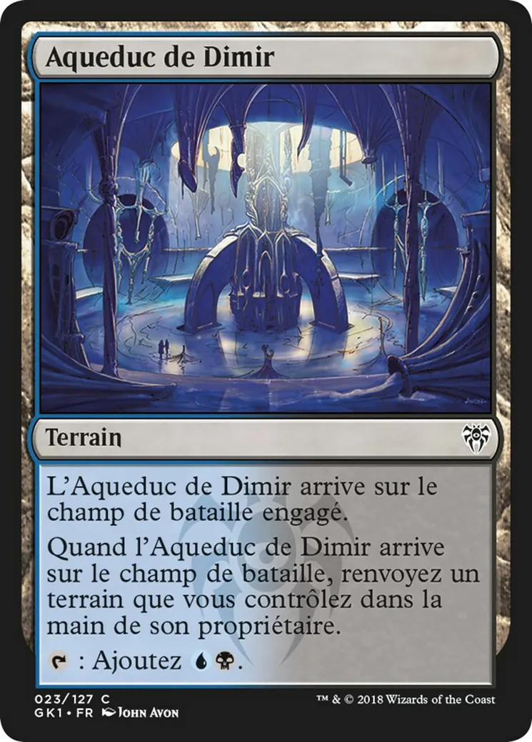 Aqueduc de Dimir — GRN Guild Kit — Magic: The Gathering