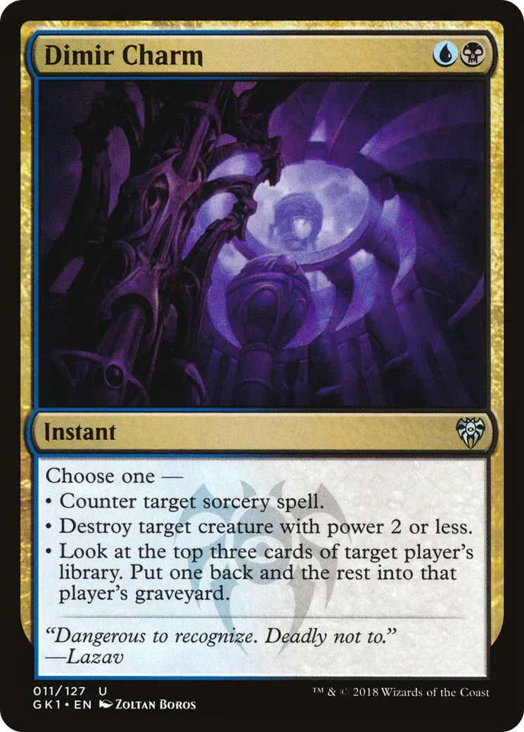 Dimir Charm — GRN Guild Kit — Magic: The Gathering