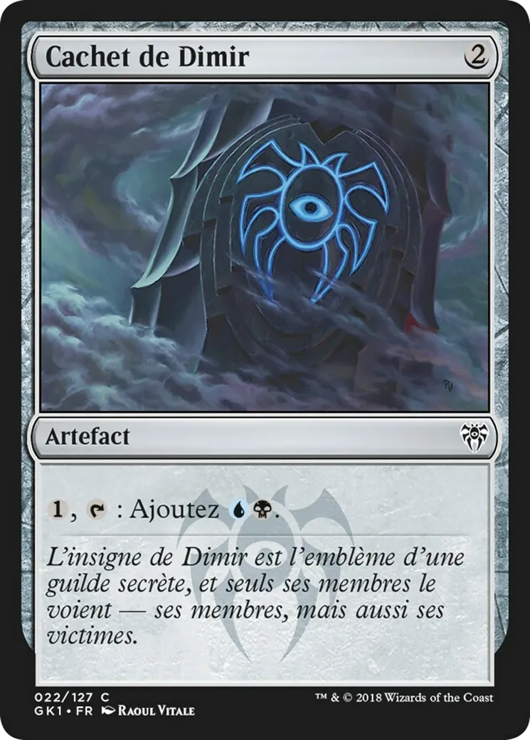 Cachet de Dimir — GRN Guild Kit — Magic: The Gathering