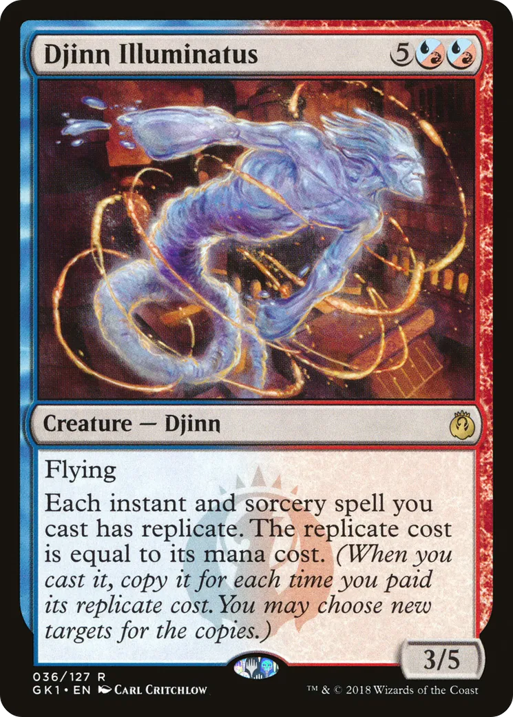 Djinn Illuminatus — GRN Guild Kit — Magic: The Gathering