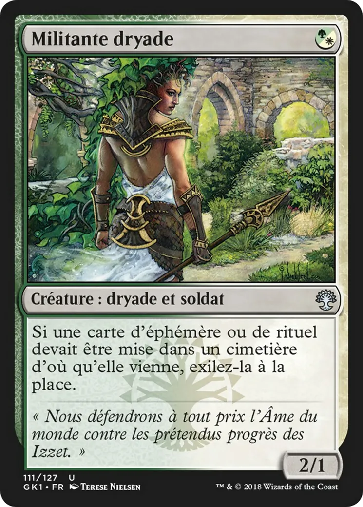 Militante dryade — GRN Guild Kit — Magic: The Gathering