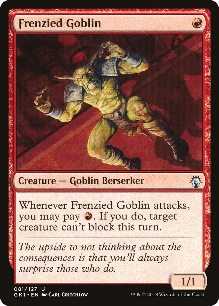 Frenzied Goblin — GRN Guild Kit — Magic: The Gathering