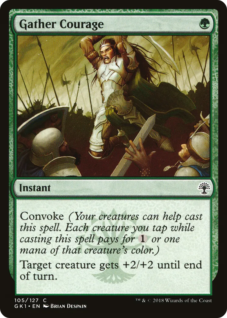 Gather Courage — GRN Guild Kit — Magic: The Gathering