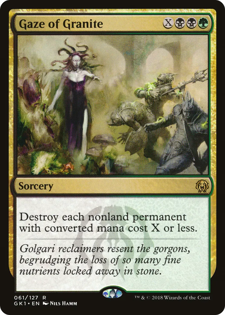 Gaze of Granite — GRN Guild Kit — Magic: The Gathering