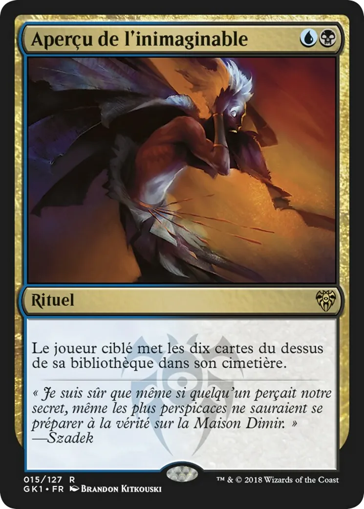 Aperçu de l'inimaginable — GRN Guild Kit — Magic: The Gathering