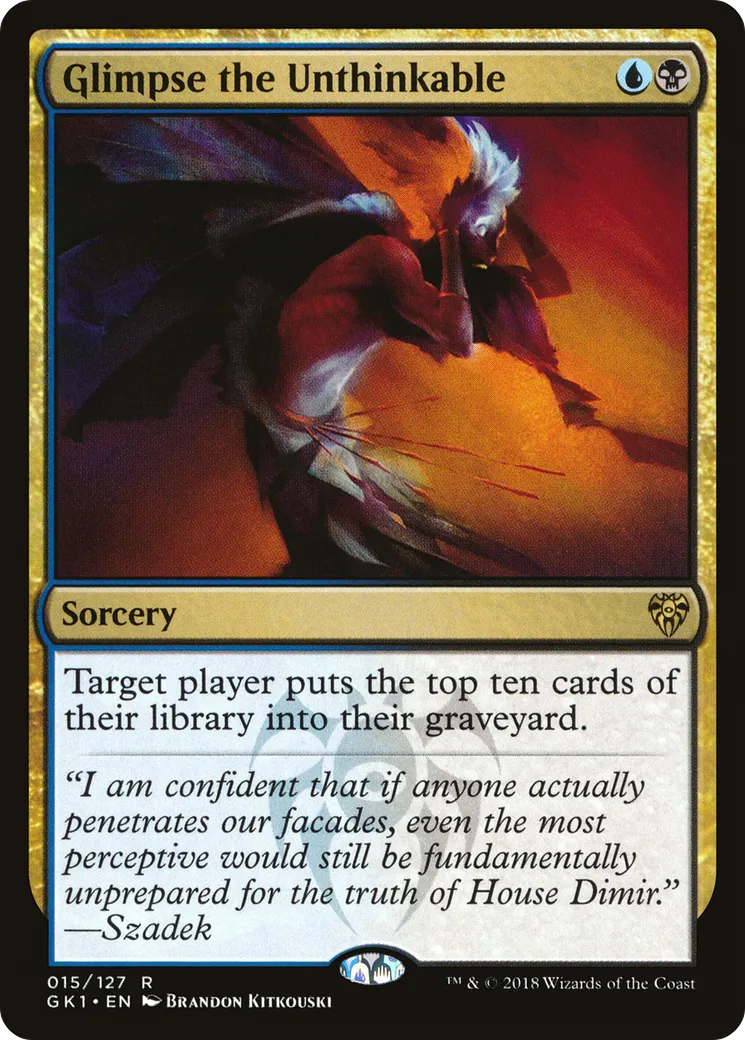 Glimpse the Unthinkable — GRN Guild Kit — Magic: The Gathering