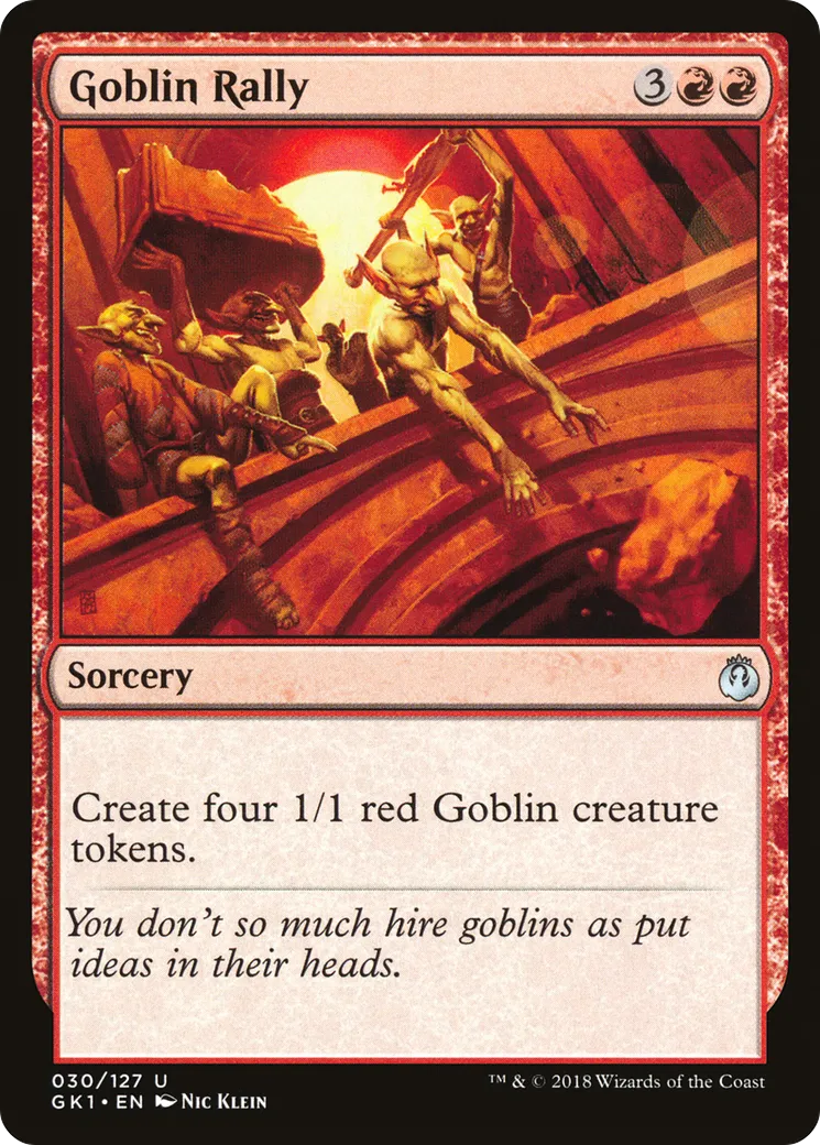 Goblin Rally — GRN Guild Kit — Magic: The Gathering