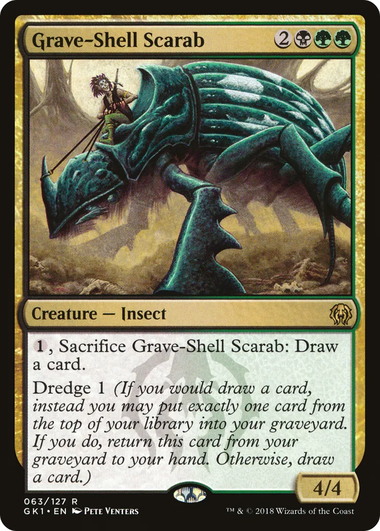 Grave-Shell Scarab — GRN Guild Kit — Magic: The Gathering