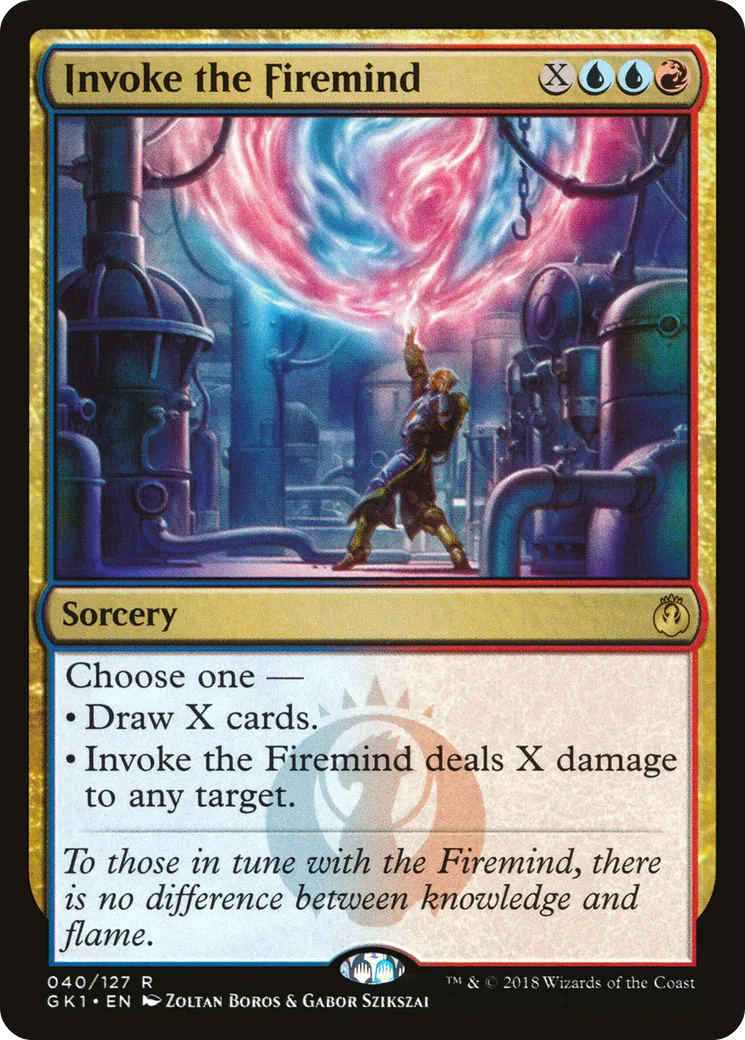 Invoke the Firemind — GRN Guild Kit — Magic: The Gathering