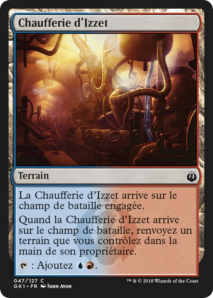 Chaufferie d'Izzet — GRN Guild Kit — Magic: The Gathering