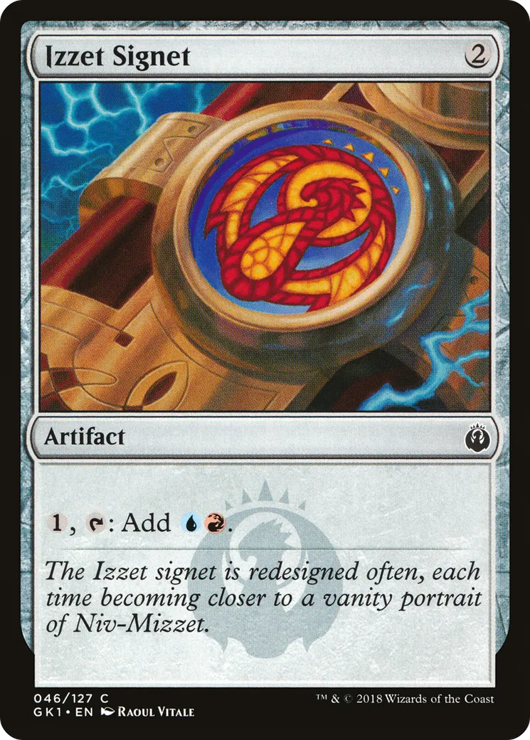 Izzet Signet — GRN Guild Kit — Magic: The Gathering