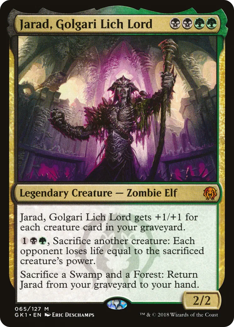 Jarad, seigneur liche des Golgari — GRN Guild Kit — Magic: The Gathering