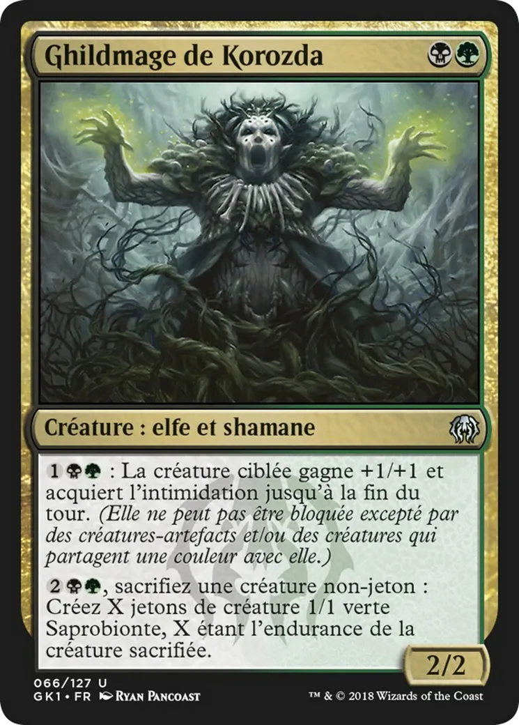 Ghildmage de Korozda — GRN Guild Kit — Magic: The Gathering