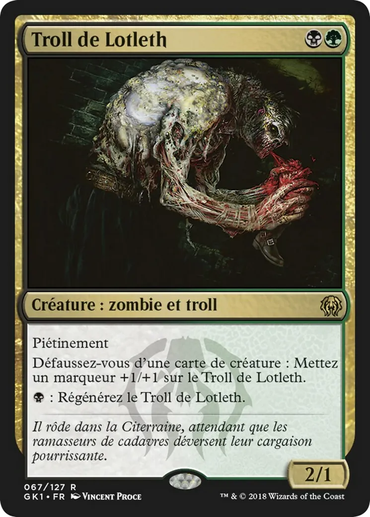 Troll de Lotleth — GRN Guild Kit — Magic: The Gathering
